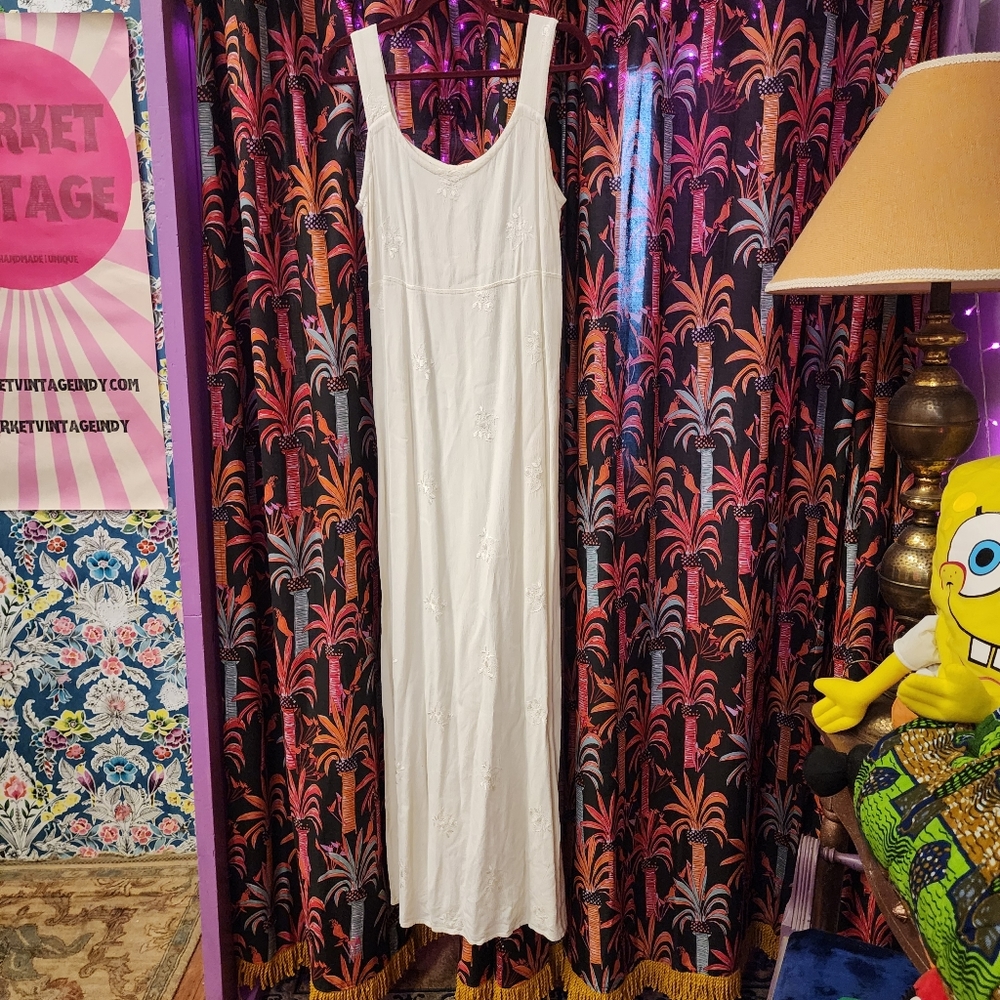 Johnny Was Embroidered Sun Dress